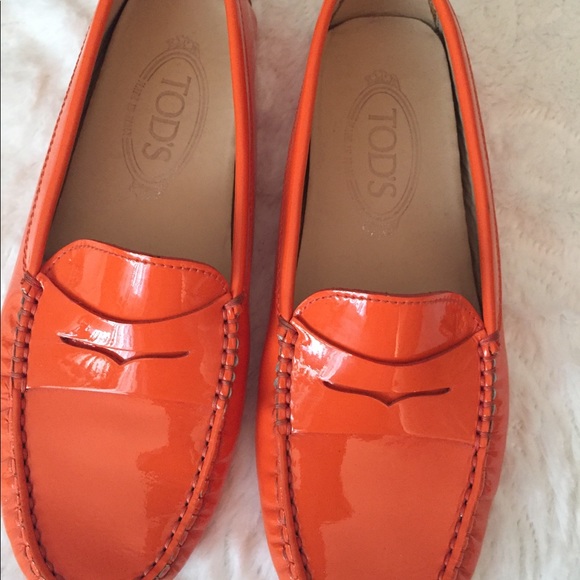 Tod's Shoes - New Original Women’s  Orange Tods Shoes